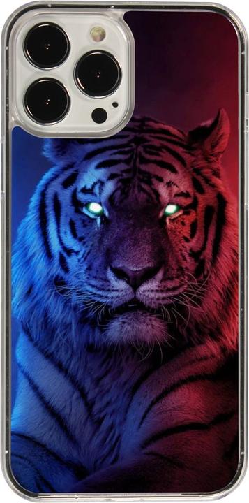 Immagine prodotto PhoneLook Coque trasparente Tiger Blue Red (Apple iPhone 13 Pro Max)