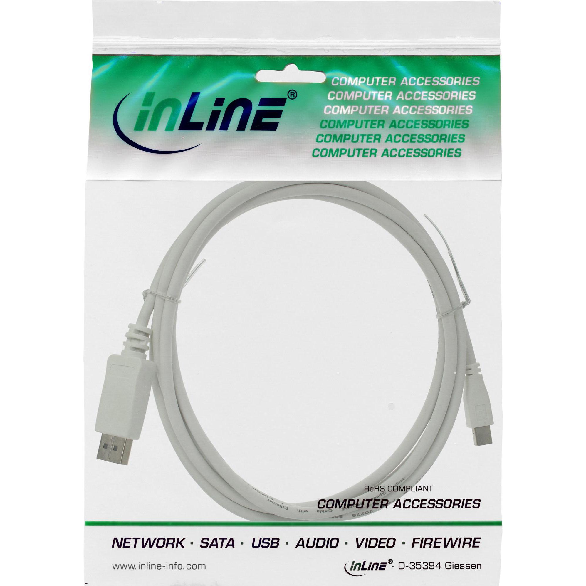 Thumbnail - InLine DisplayPort — Mini DisplayPort (1.50 m, DisplayPort), Video Kabel