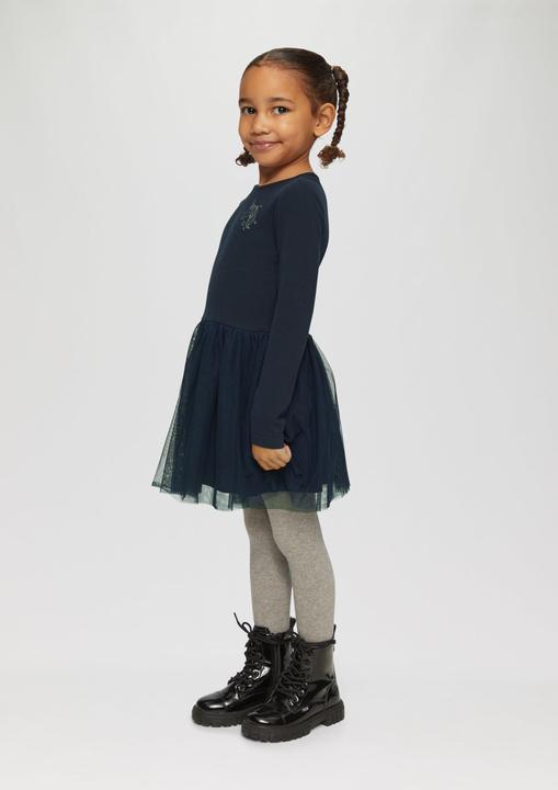 Immagine prodotto S.Oliver Kleid Jersey-Kleid mit Tüllrock und Glitzer-Print (98)