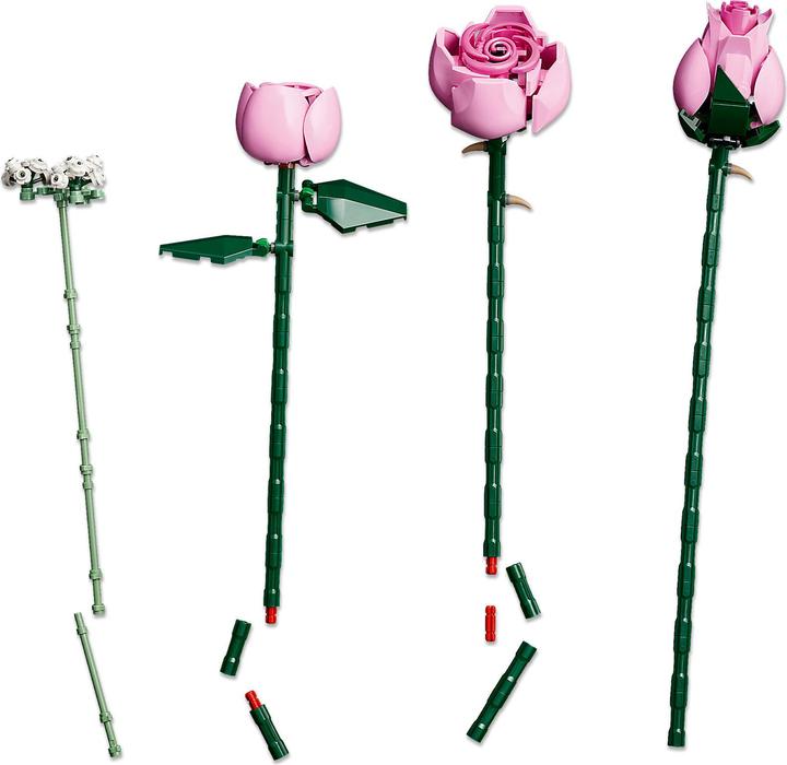 Image du produit LEGO Bouquet de roses roses (10374, LEGO Botanical)