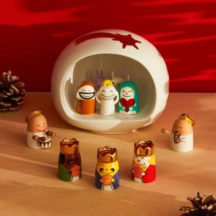 Actual product image Alessi Presepe crib set