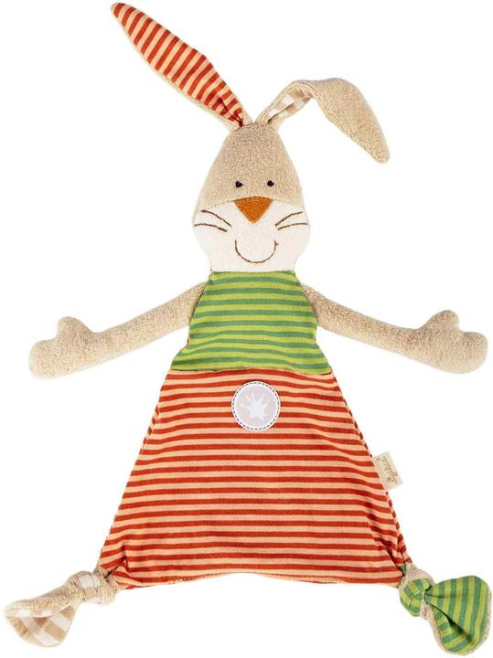 Image du produit Sigikid Doudou lapin brun à rayures Vanille