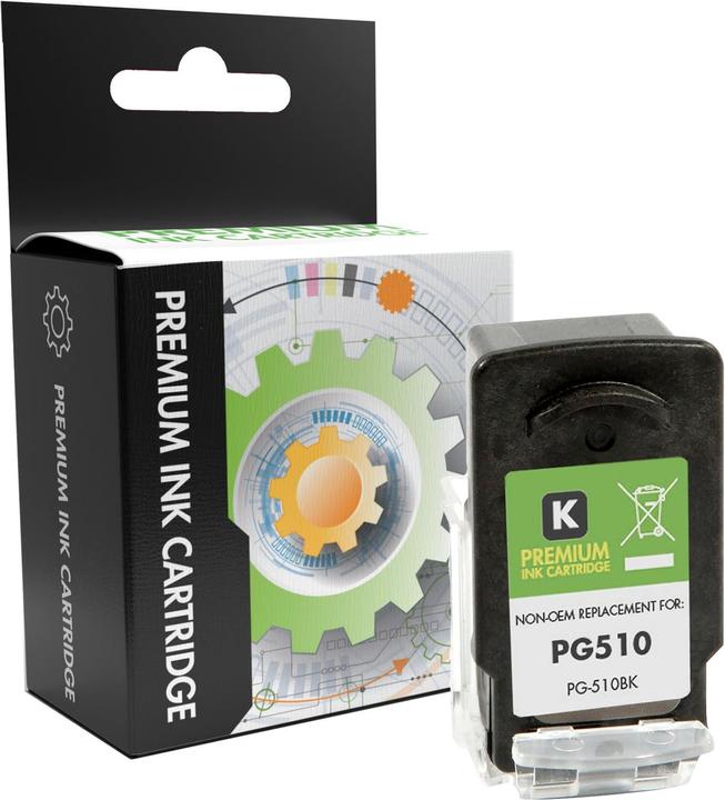 Produktbild STATIC Ink cartridge compatible with Canon PG-510 pigment remanufactured (BK)