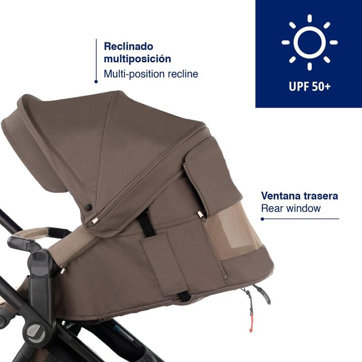 Produktbild Jané Newel Kinderwagen, ab Geburt bis 15 kg, Aluminium, kompakt faltbar, mit Tasche und Regenhaube