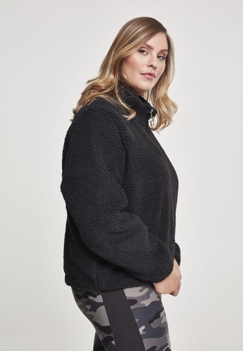 Image du produit Urban Classics Ladies Short Sherpa Troyer (3XL)