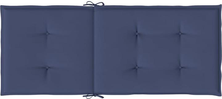 Produktbild vidaXL Hochlehner-Auflagen 2 Stk. Stoff (120 x 50 cm)