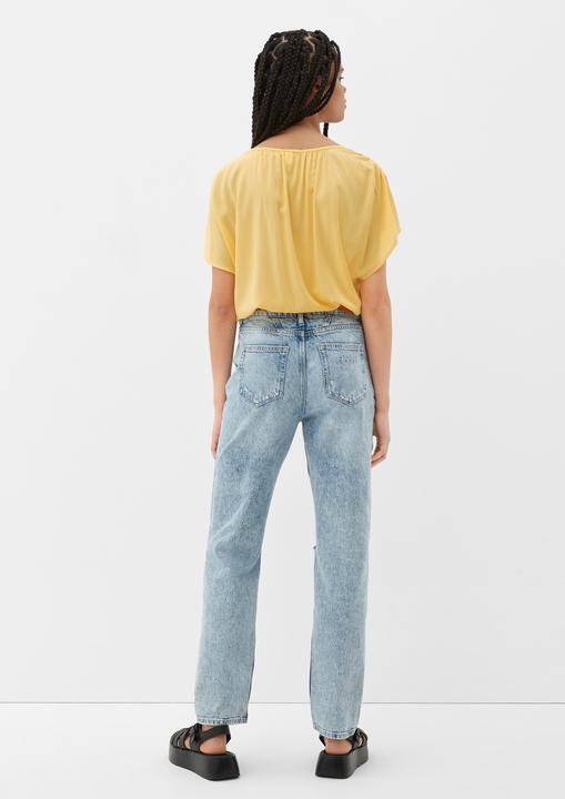 Produktbild S.Oliver Bluse Viskosebluse mit Raffung (34)