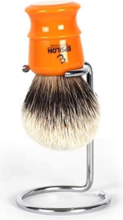 Productafbeelding Epsilon Butterscotch shaving brush roof tip silver 5026mm (Das)