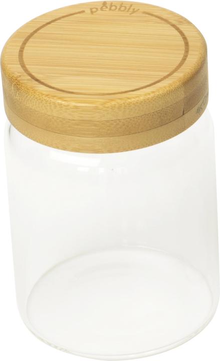 Immagine prodotto Pebbly Vaso di conservazione con coperchio di bambù 450ml (0.45 l)