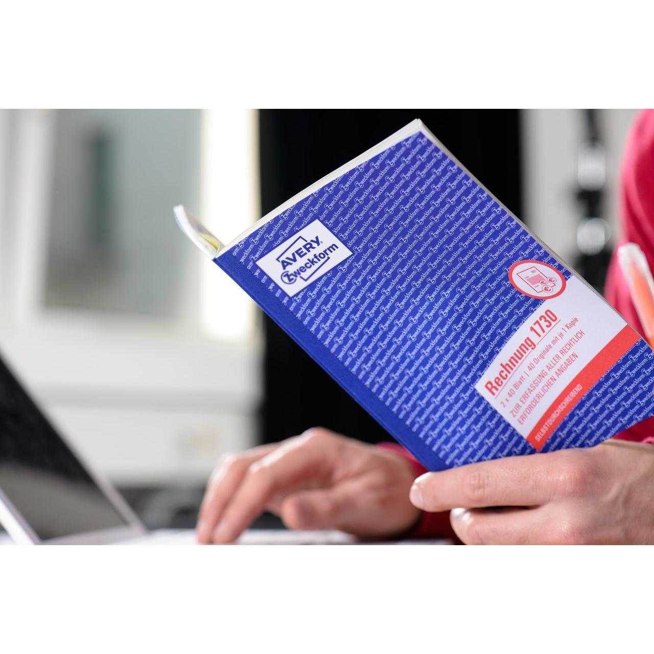 Thumbnail - Avery, Formular, Formularbuch "Rechnung", SD, 4+1 GRATIS (40 x)