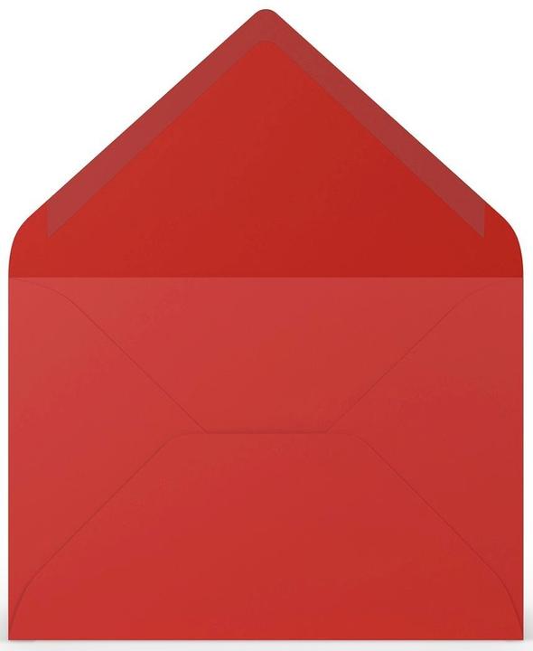 Image du produit Magni 220720526 - Coloretti Enveloppes, 80 g/m², DIN B6, coquelicot, 5 pièces (B6, 5 x)
