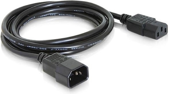 Produktbild Goobay Kaltgeräte Verlängerung (2 m, C13)