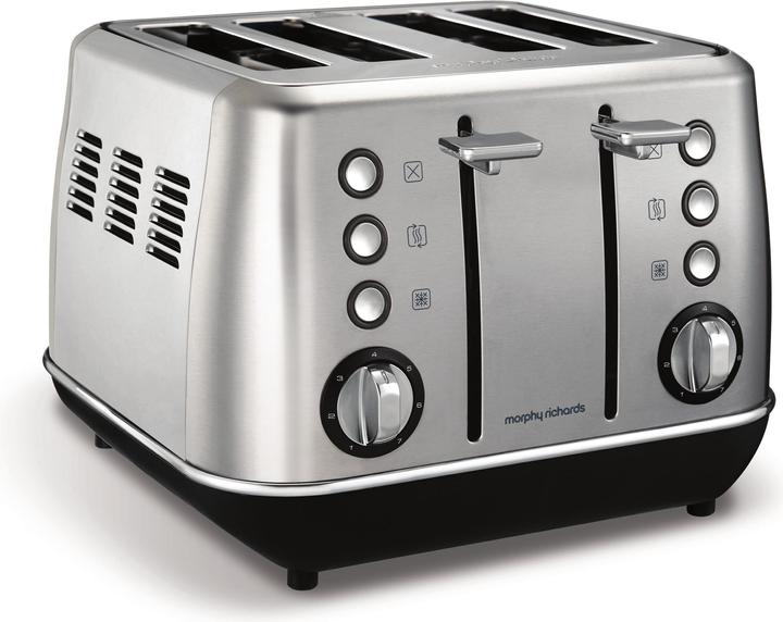 Actual product image Morphy Richards EVOKE 4 slot toaster Brushed
