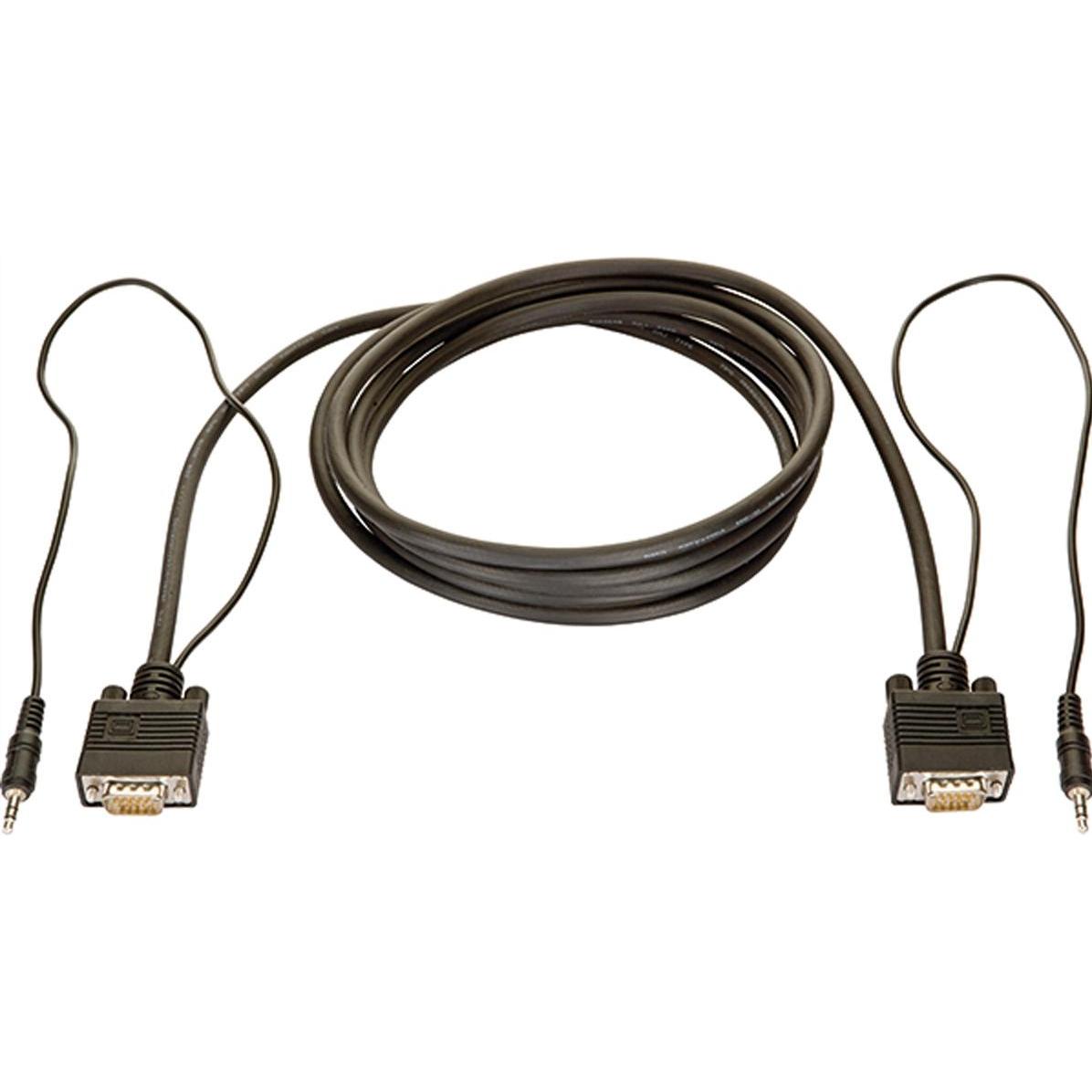 Bachmann VGA Kabel mit Miniklinke 3m (918.067) (3 m, VGA), Video Kabel