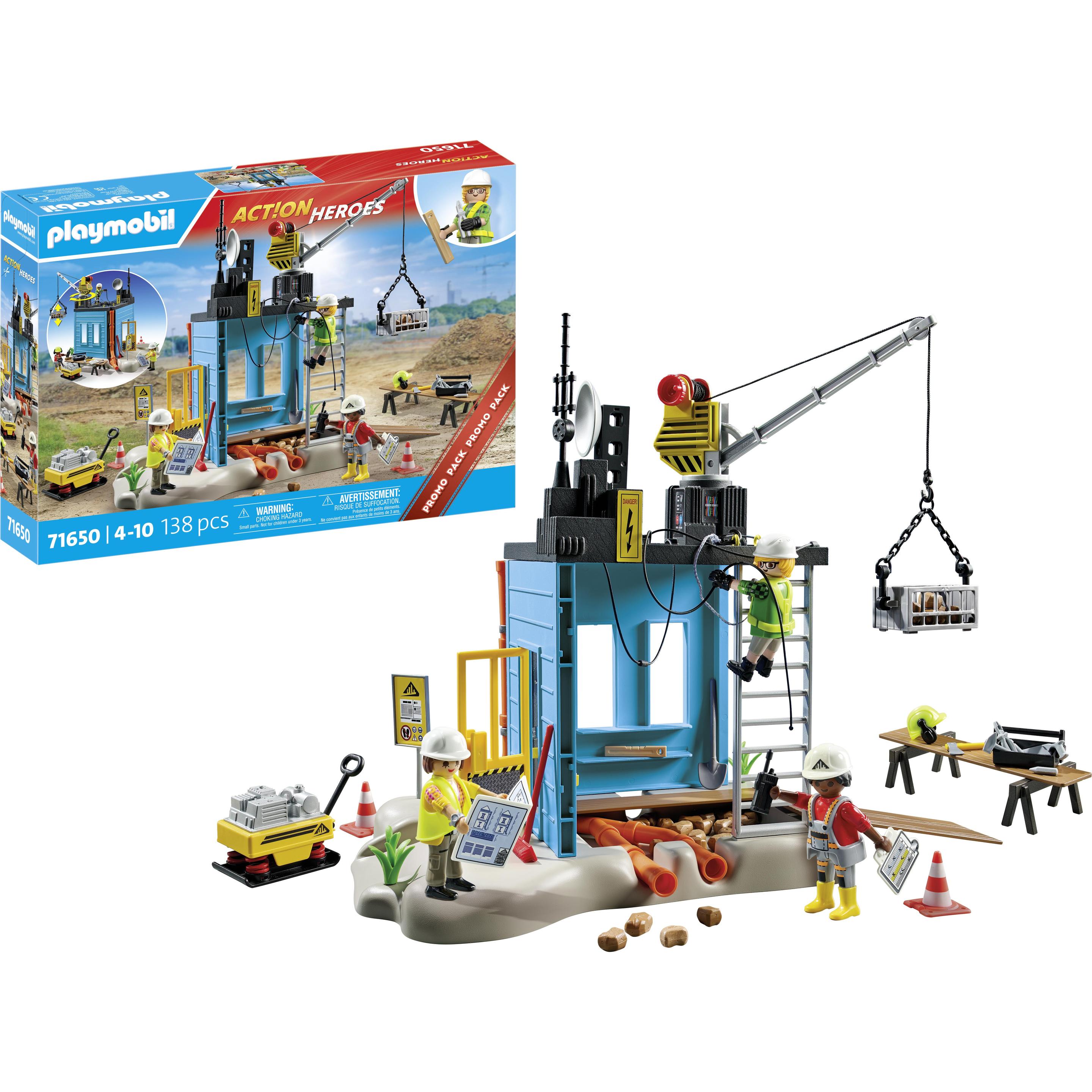 Thumbnail - Playmobil Baustelle (71650, Playmobil Action Heroes)