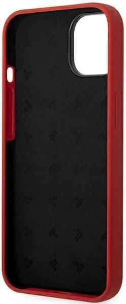 Actual product image Tumi TUHCP14SSR iPhone 14 6,1" czerwony/red hardcase Liquid Silicone (Apple iPhone 14)