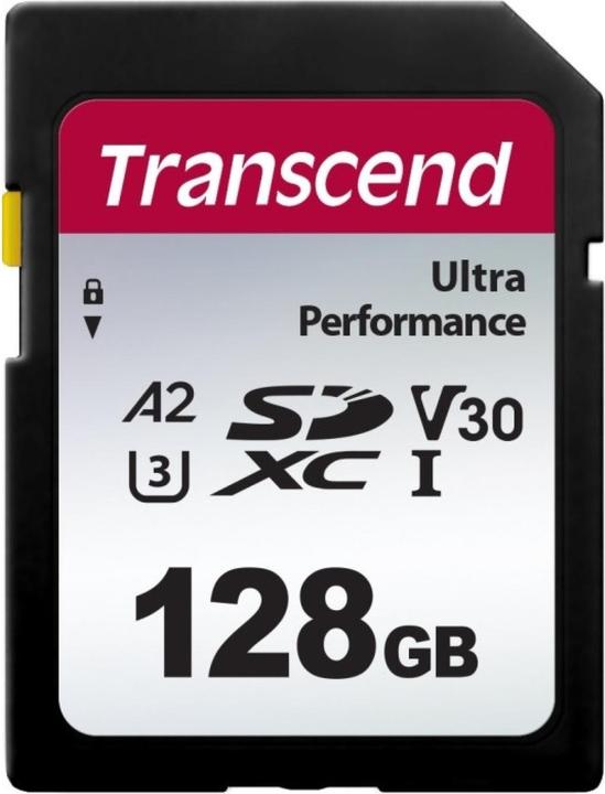 Produktbild Transcend SD Card SDXC SDC340S 160/90 MB/s (128 GB, SDXC, U3, UHS-I)