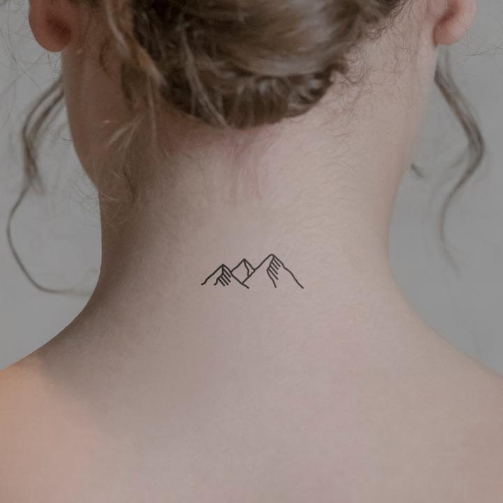 Immagine prodotto minink Tatuaggio temporaneo - Montagne con neve