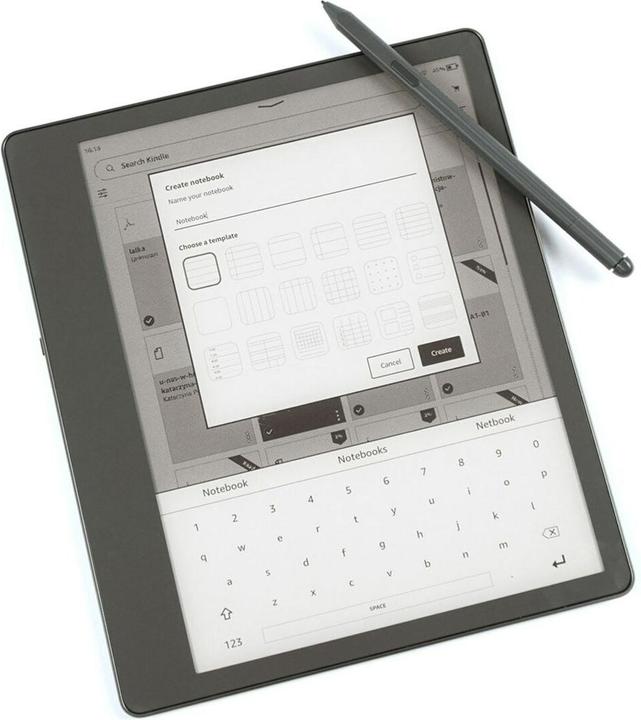 Produktbild Amazon Ebook Kindle Scribe 10.2 16GB WiFi Basic Pen Grey (10.20", 16 GB, Grau)