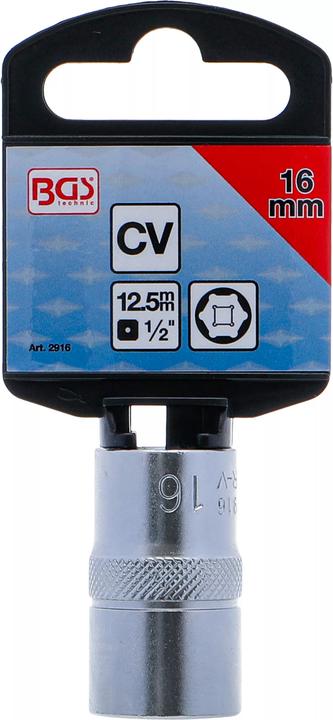 Image du produit BGS Douille pour clé, six pans | 12,5 mm (1/2") | 16 mm (16 mm)