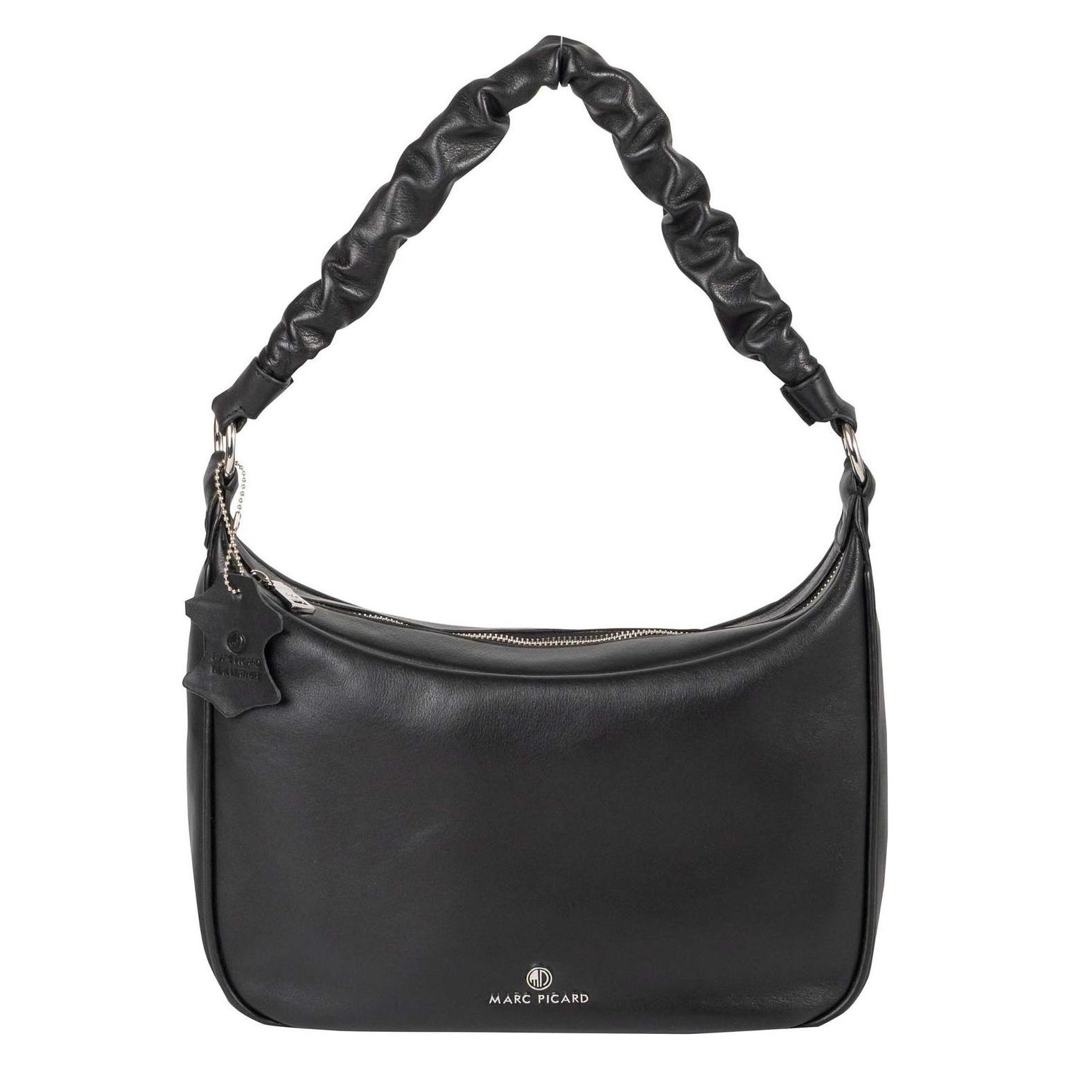 Marc Picard, Damen, Handtasche, Umbria Shoulder Bag Knot, Schwarz