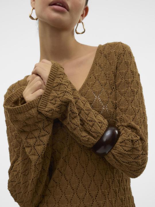 Actual product image Vero Moda VMRANI Kurzes Kleid Strickkleid (L)