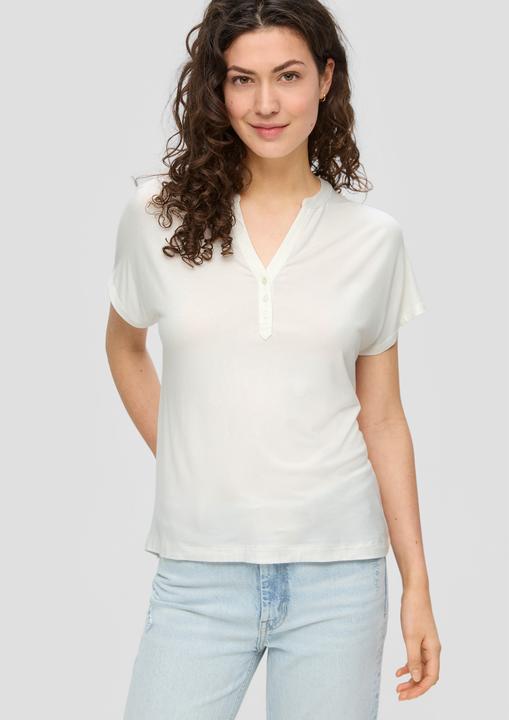 Produktbild S.Oliver T-Shirt T-Shirt mit V-Ausschnitt (46)