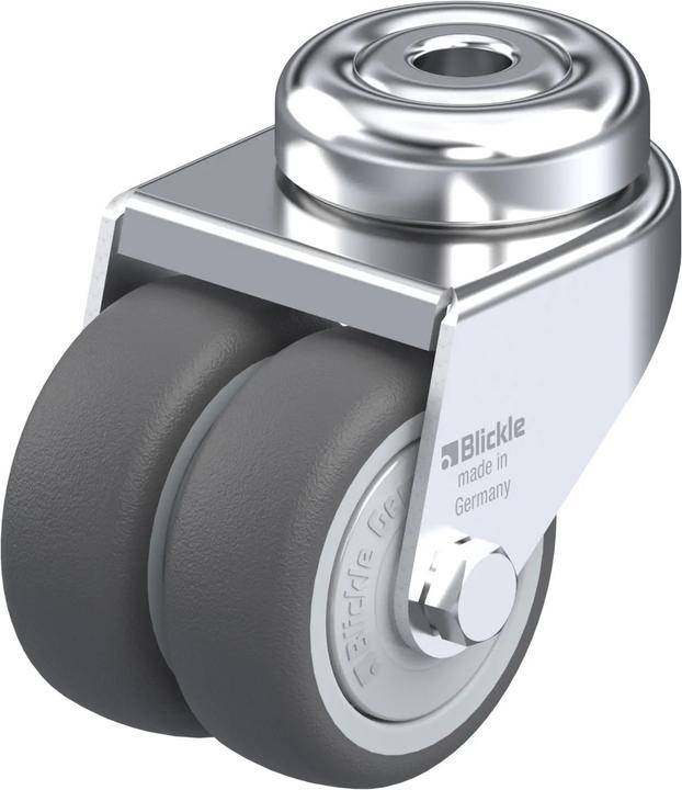 Blickle 757080 LMDA-PATH 50KF Doppel-Lenkrolle Rad-Durchmesser 50 mm Tragfähigkeit max.