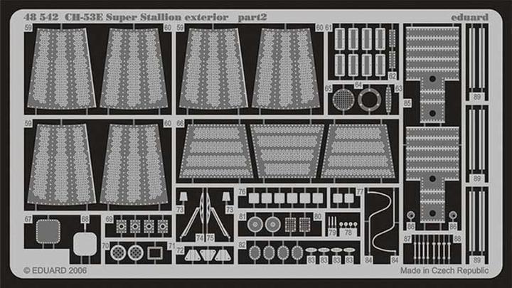 Image du produit Eduard CH-53E Super Stallion extérieur pour kit Academy/MRC