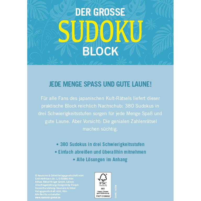 Thumbnail - Der grosse Sudoku-Block Band 8, Sachbücher
