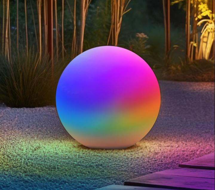 Produktbild Century LED Solarlampe BOLLA 0,9W RGB Dimm. IP44 gross (IP44)