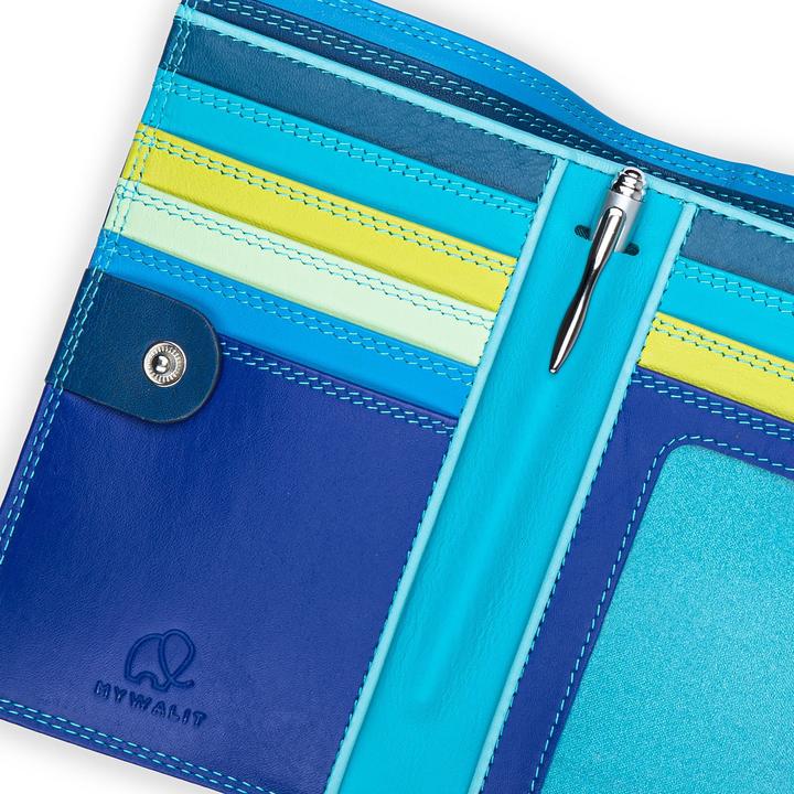 Actual product image Mywalit Geldbörse RFID Schutz Leder 8 cm