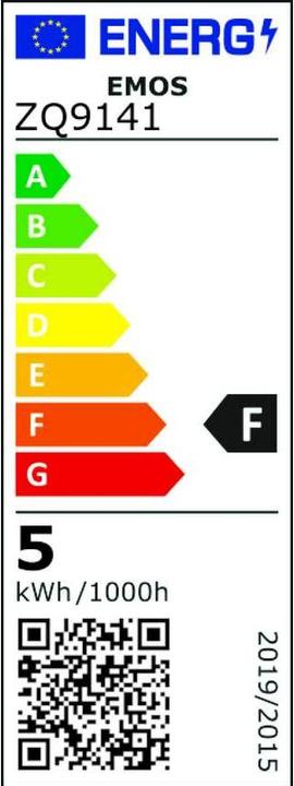 Energie-Label Emos Classic (E14, 4.50 W, 465 lm, 1 x, F)