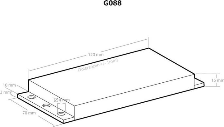 Actual product image Kemo Plastic housing inspection cover (Housing)