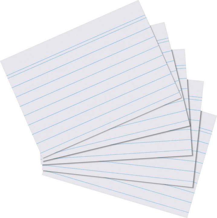 Immagine prodotto Herlitz Index card foderato Blue Angel 100s (A6, 180 g/m², 100 x)