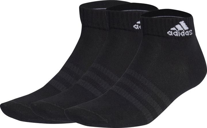 adidas Dünne und leichte schwarze Socken 3 Paar S (S)
