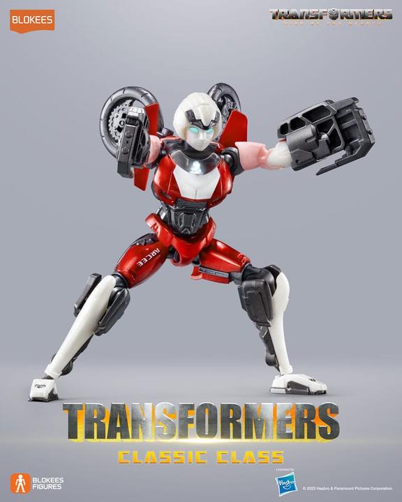 Actual product image Blokees Transformers Plastic Model Classic Class 07 Arcee 25 cm