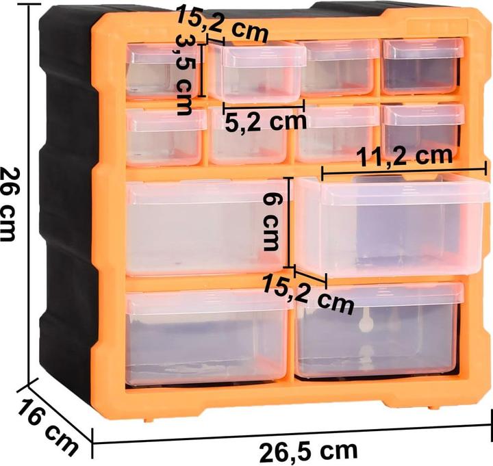 Actual product image vidaXL Multi-Schubladen-Organizer