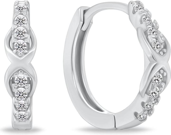 Immagine prodotto Brilio Silver - Charming silver hoop earrings EA1132W (925 Argento)