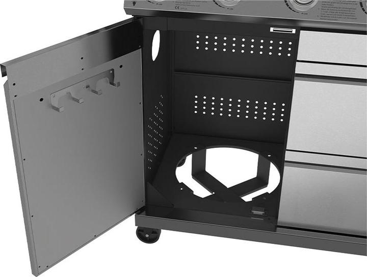 Image du produit Mr. Grill Gasgrill Expert 6 Brenner + Seitenbrenner Edelstahl (25 kW)