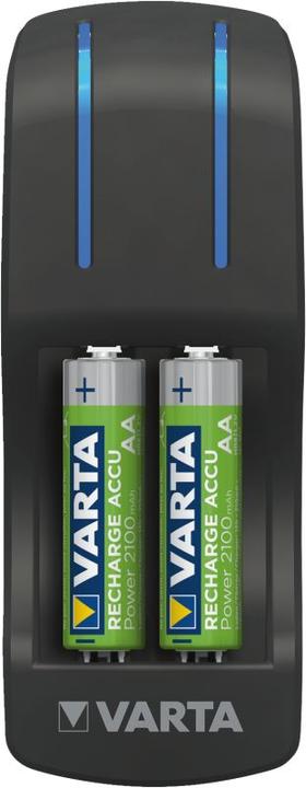 Image du produit Varta Chargeur de poche incl. 4x AA 2100mAh (4 pcs, AA, 2100 mAh, Piles rechargeables + chargeur)
