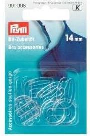 Image du produit Prym Accessoires pour soutien-gorge, transparent 14 mm, carte 10 pcs, plastique