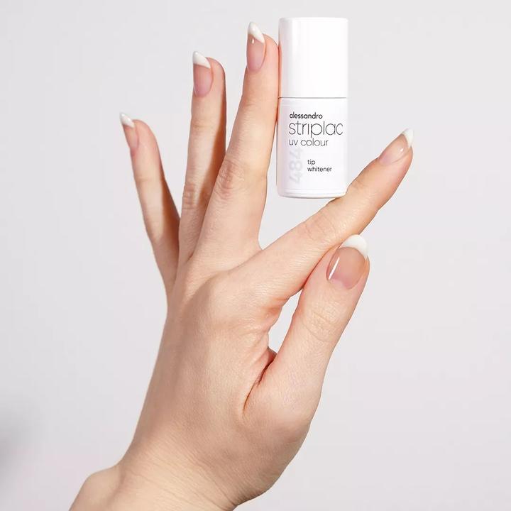 Produktbild Alessandro ALESSAN Striplac UV Colo Tip White 6.5ml (484 Tip Whitener, UV-Gel Lack)