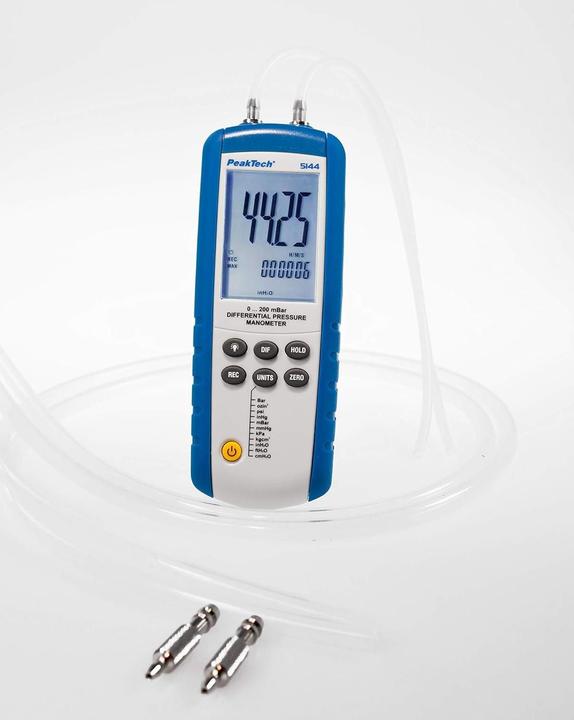 Actual product image Peaktech P 5144 Differential pressure gauge