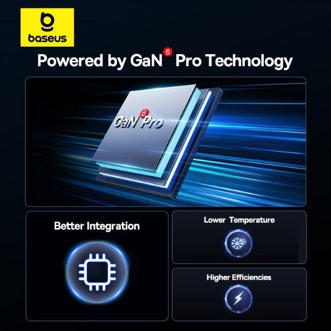 Image du produit Baseus GaN6 Pro Fast Wall Charger (100 W)