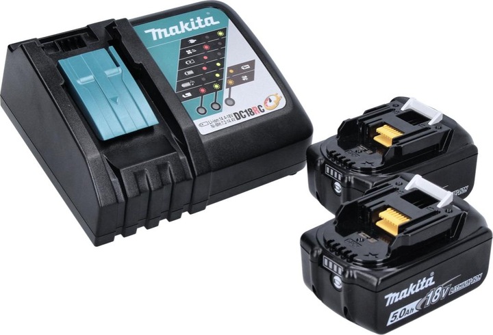 Immagine prodotto Makita DCL 184 RT Batteria hoover 18 V 54 mbar 0,5 l + 2x batteria 5,0 Ah + caricabatterie