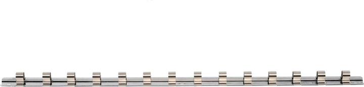 Actual product image BGS Socket Rail with 15 Clips 10 mm (3/8")