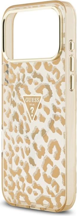 Immagine prodotto Guess - Leopard Glitter MagSafe (GUHMP17LHLEGTGLW) - iPhone 17 Pro - Brown (Apple iPhone 17 Pro)