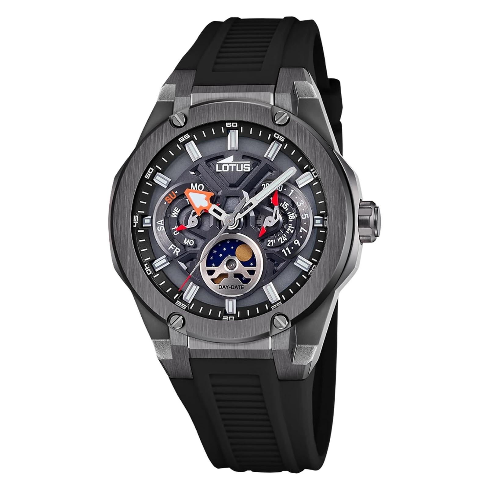 Lotus, Armbanduhr, 18946/6 Epic, Schwarz, (Sportuhr, 46 mm)