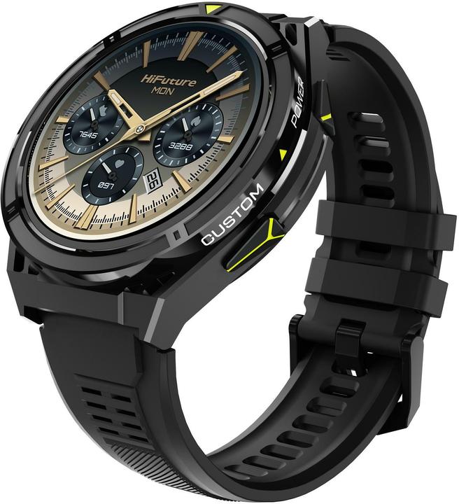 Actual product image HiFuture smartwatch Active black yellow HSSW9BY (105 mm)